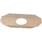 Ekena Millwork Chrysler Wood Fretwork Pierced Ceiling Medallion, Alder, 32"W x 16"H x 8 3/8"ID x 1/4"T CMWP32X16X0250CSAL - alternate 4
